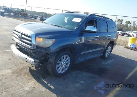 2008 Toyota Sequoia Limited 5.7L V8 из США, поврежденный, VIN 5TDZY68AX8S010592